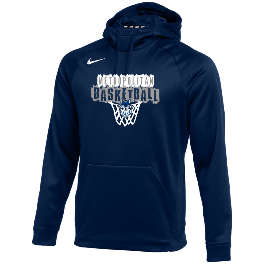 Metropolitan Wolves <span class="pdp-name-mascot">Metropolitan Community College Wolves</span> Nike Men's Therma-FIT Pullover Hoodie