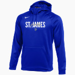 St. James Sharks <span class="pdp-name-mascot">St. James Sharks</span> Nike Men's Therma-FIT Pullover Hoodie Front Thumbnail