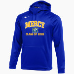 Mercy High School Tigers Online Store <span class="pdp-name-mascot">Mercy Tigers</span> Nike Men's Therma-FIT Pullover Hoodie Front Thumbnail