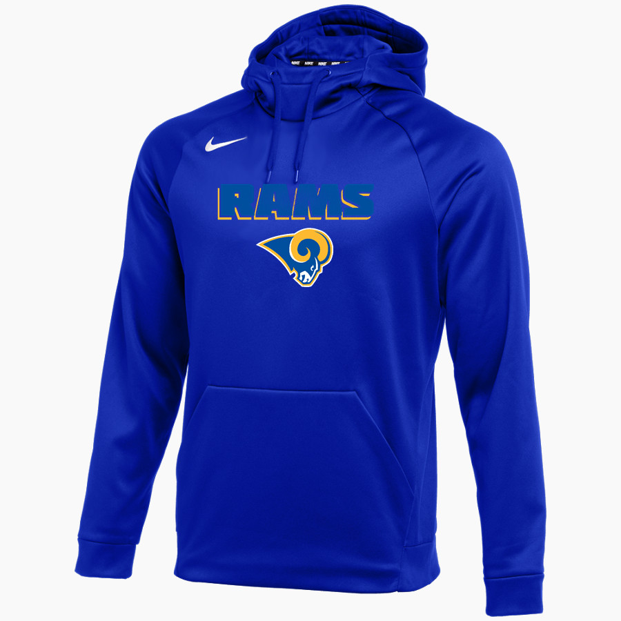 CUBA HIGH SCHOOL RAMS Nike Men's Therma-FIT Pullover Hoodie