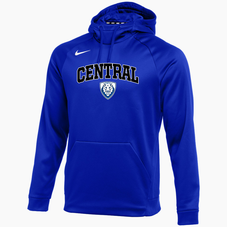 CENTRAL BAPTIST CHRISTIAN SCHOOL LIONS Nike Men's Therma-FIT Pullover Hoodie