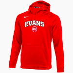 Evans Bulldogs <span class="pdp-name-mascot">Evans Bulldogs</span> Nike Men's Therma-FIT Pullover Hoodie Front Thumbnail