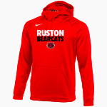 RUSTON HIGH SCHOOL BEARCATS Nike Men's Therma-FIT Pullover Hoodie Front Thumbnail