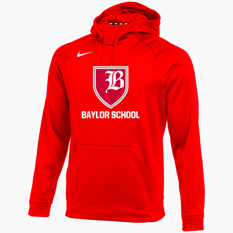 Baylor School Red Raiders Nike Men's Therma-FIT Pullover Hoodie