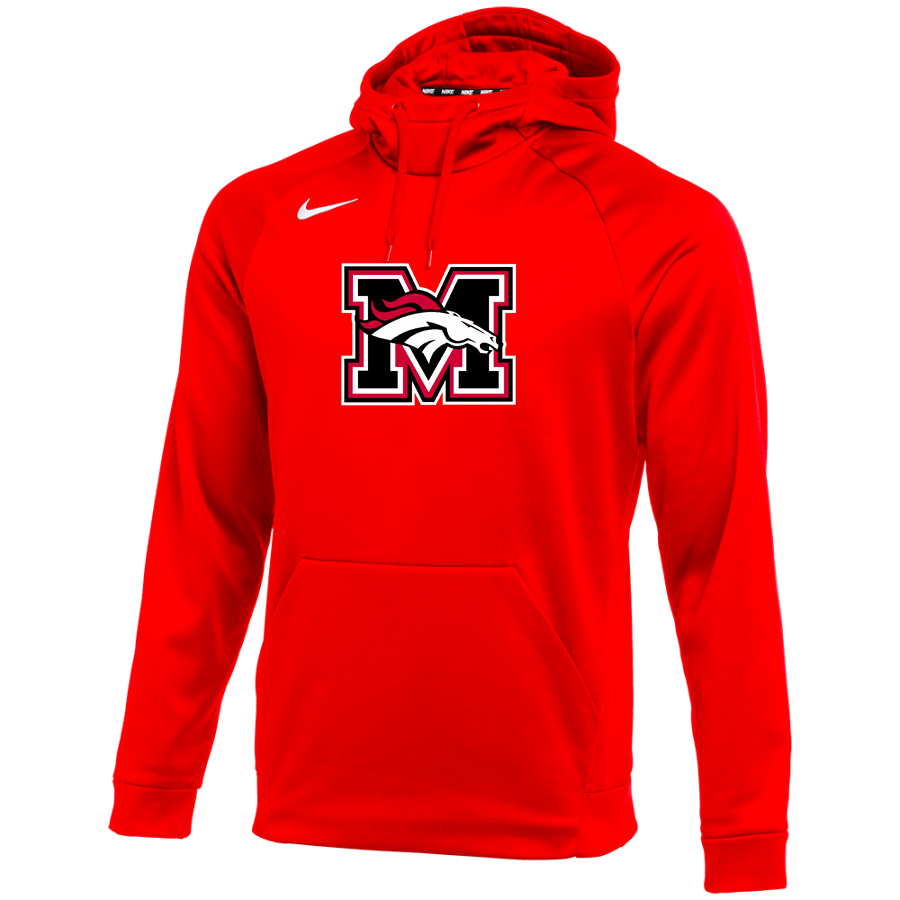 MUSTANG HIGH SCHOOL BRONCOS <span class="pdp-name-mascot">MUSTANG BRONCOS</span> Nike Men's Therma-FIT Pullover Hoodie