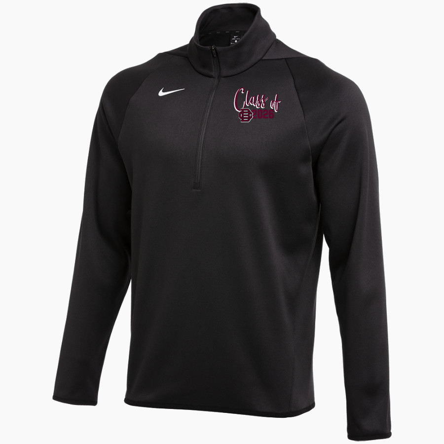 BUTTE CENTRAL CATHOLIC HIGH SCH MAROONS Nike Men's Therma-FIT Long Sleeve 1/4 Zip Top