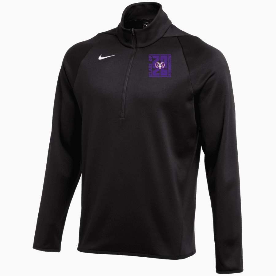 McDonough Rams Nike Men's Therma-FIT Long Sleeve 1/4 Zip Top