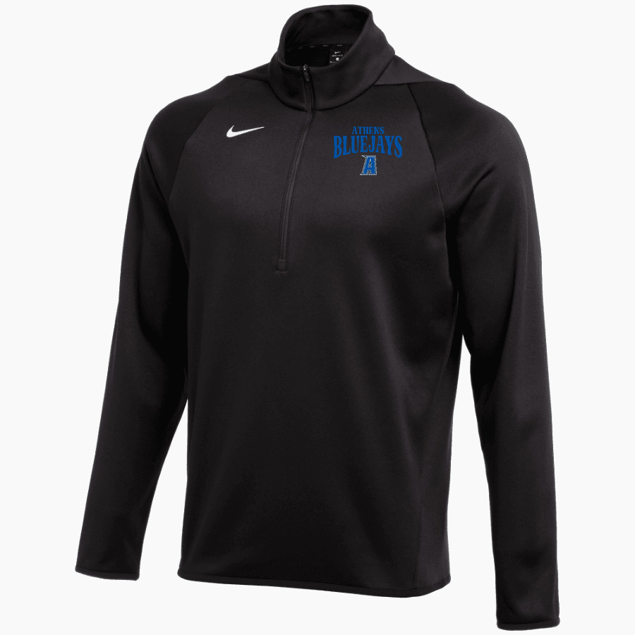 ATHENS HIGH SCHOOL BLUEJAYS Nike Men's Therma-FIT Long Sleeve 1/4 Zip Top