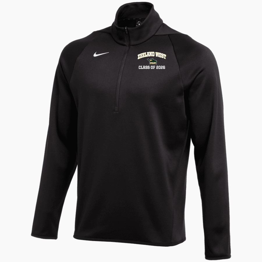 ZEELAND WEST HIGH SCHOOL Athletics <span class="pdp-name-mascot">ZEELAND WEST DUX</span> Nike Men's Therma-FIT Long Sleeve 1/4 Zip Top