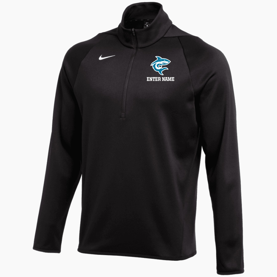 Hawaii Pacific University Online Store <span class="pdp-name-mascot">Hawaii Pacific University Sharks</span> Nike Men's Therma-FIT Long Sleeve 1/4 Zip Top