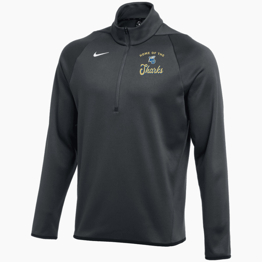 Divine Savior Academy Sharks <span class="pdp-name-mascot">Divine Savior Sharks</span> Nike Men's Therma-FIT Long Sleeve 1/4 Zip Top