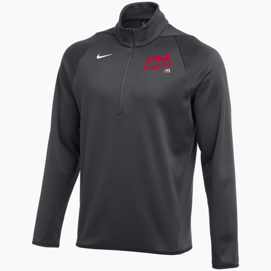 PSA Mustangs official sideline store Nike Men's Therma-FIT Long Sleeve 1/4 Zip Top