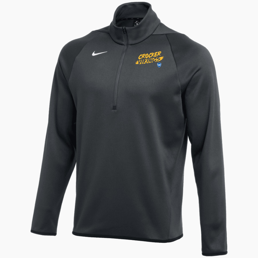 Crocker Middle School Vikings Nike Men's Therma-FIT Long Sleeve 1/4 Zip Top