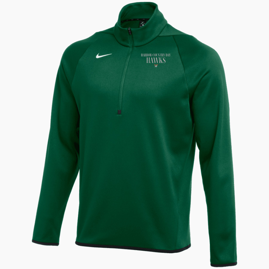 Harbor Country Day School Hawks Nike Men's Therma-FIT Long Sleeve 1/4 Zip Top