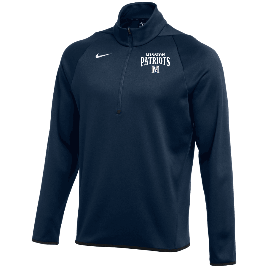 Mission University Mission University <span class="pdp-name-mascot">Mission University</span> Nike Men's Therma-FIT Long Sleeve 1/4 Zip Top
