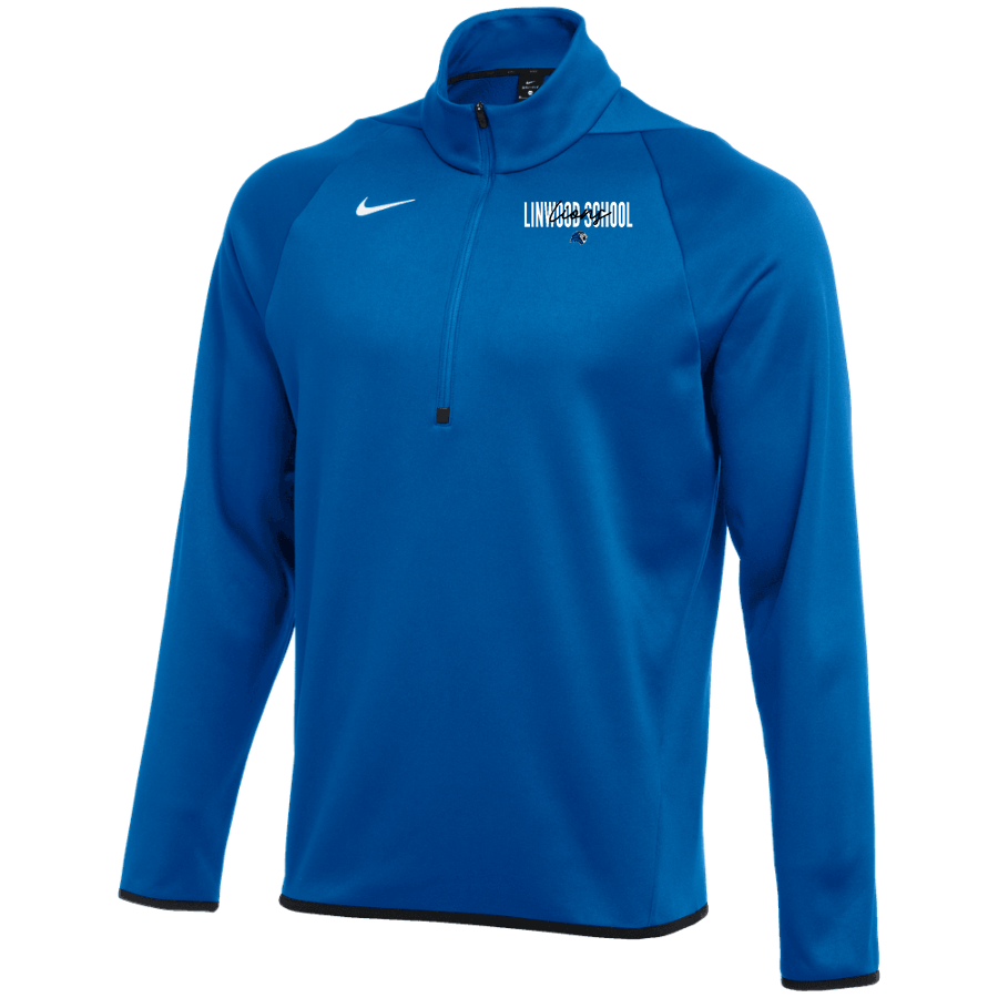 Linwood School Lions <span class="pdp-name-mascot">Linwood Lions</span> Nike Men's Therma-FIT Long Sleeve 1/4 Zip Top