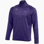 Bergman Dolphins <span class="pdp-name-mascot">Frank V. Bergman Elementary Dolphins</span> Nike Men's Therma-FIT Long Sleeve 1/4 Zip Top Front Thumbnail
