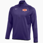 McDonough Rams Nike Men's Therma-FIT Long Sleeve 1/4 Zip Top Front Thumbnail