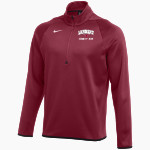 Lambert Longhorns <span class="pdp-name-mascot">Lambert Longhorns</span> Nike Men's Therma-FIT Long Sleeve 1/4 Zip Top Front Thumbnail
