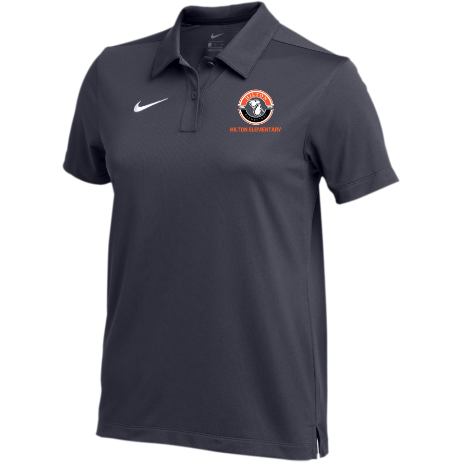 Hilton Elementary School hound dog <span class="pdp-name-mascot">Hilton Elementary Bulldogs</span> Nike Women's Dry Franchise Polo
