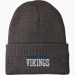 Winnebago Lutheran Vikings Online Store Nike Cuffed Knit Beanie Front Thumbnail