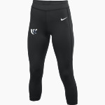 Breck Mustangs Nike Women's Club Ace Capri Front Thumbnail