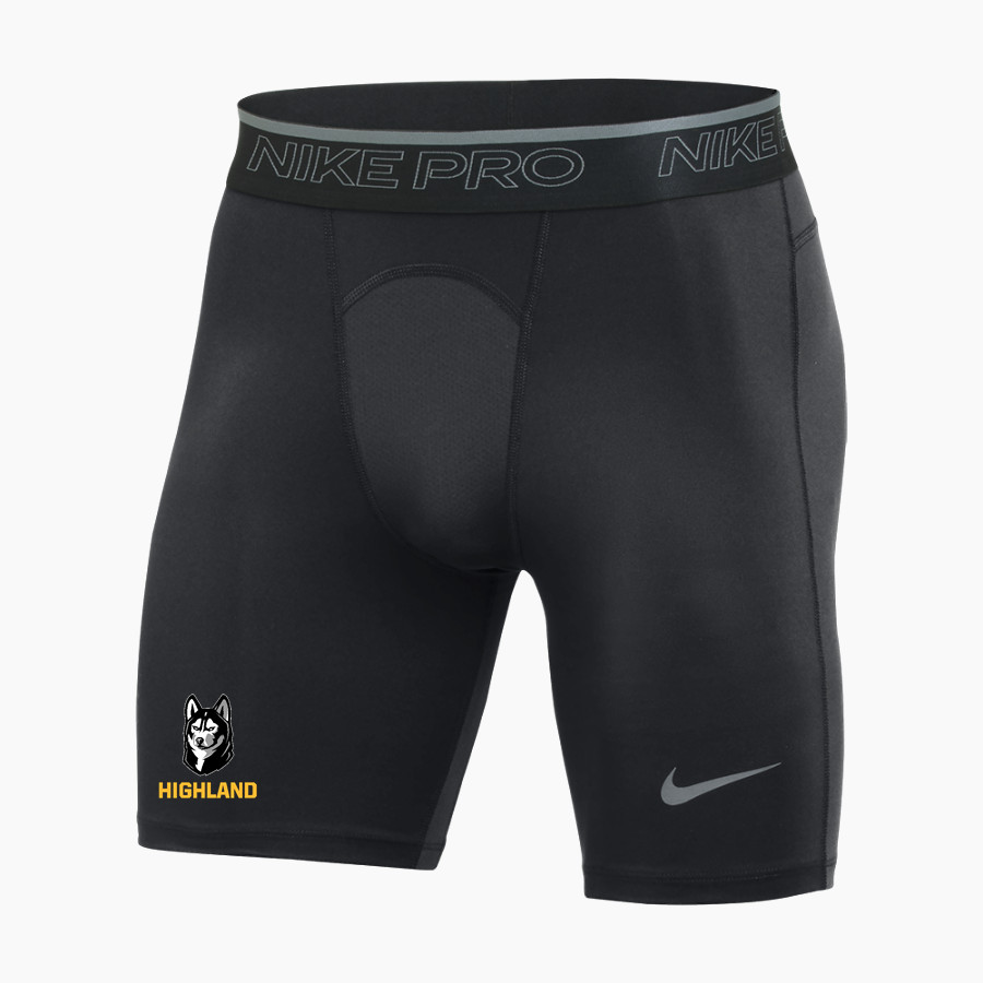HIGHLAND HIGH SCHOOL HUSKIES Nike Men's Pro Compression Short