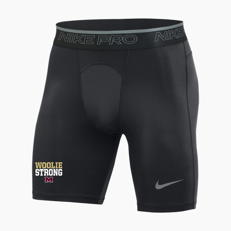 MILLBURY SR HIGH SCHOOL WOOLIES <span class="pdp-name-mascot">MILLBURY MEMORIAL WOOLIES</span> Nike Men's Pro Compression Short