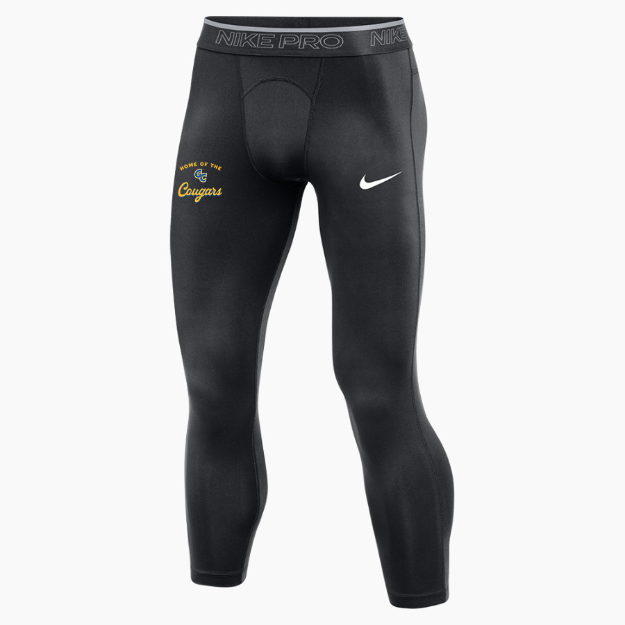 Greenfield Central Cougars Online Store <span class="pdp-name-mascot">Greenfield-Central Cougars</span> Nike Men's Pro 3/4 Length Tight