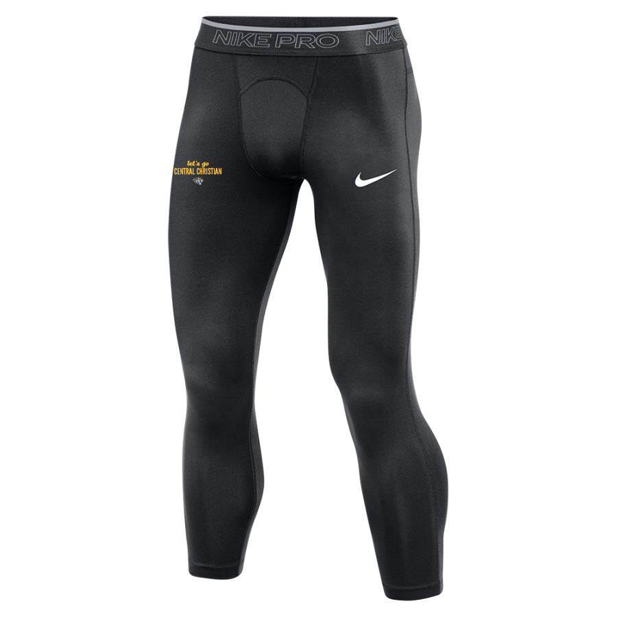 Central Christian Tigers <span class="pdp-name-mascot">Central Christian College Tigers</span> Nike Men's Pro 3/4 Length Tight