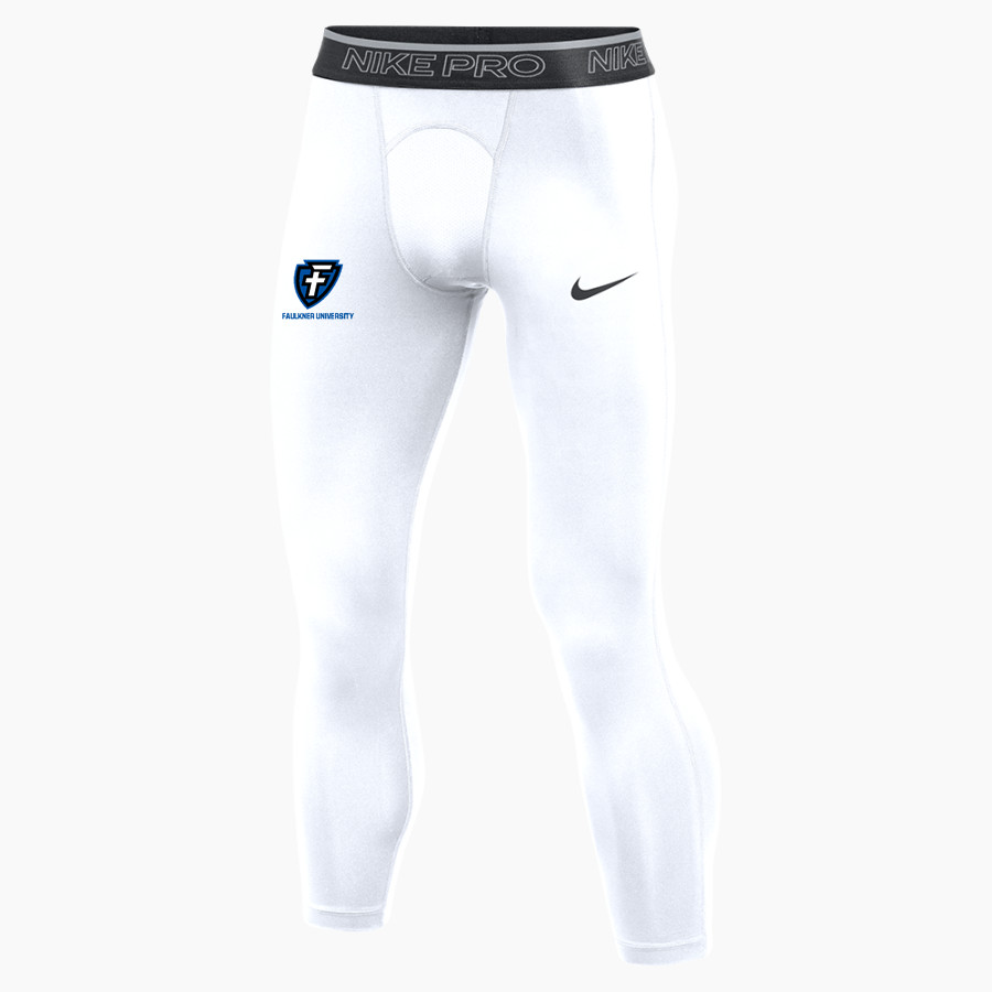 Faulkner University Eagles Nike Men's Pro 3/4 Length Tight