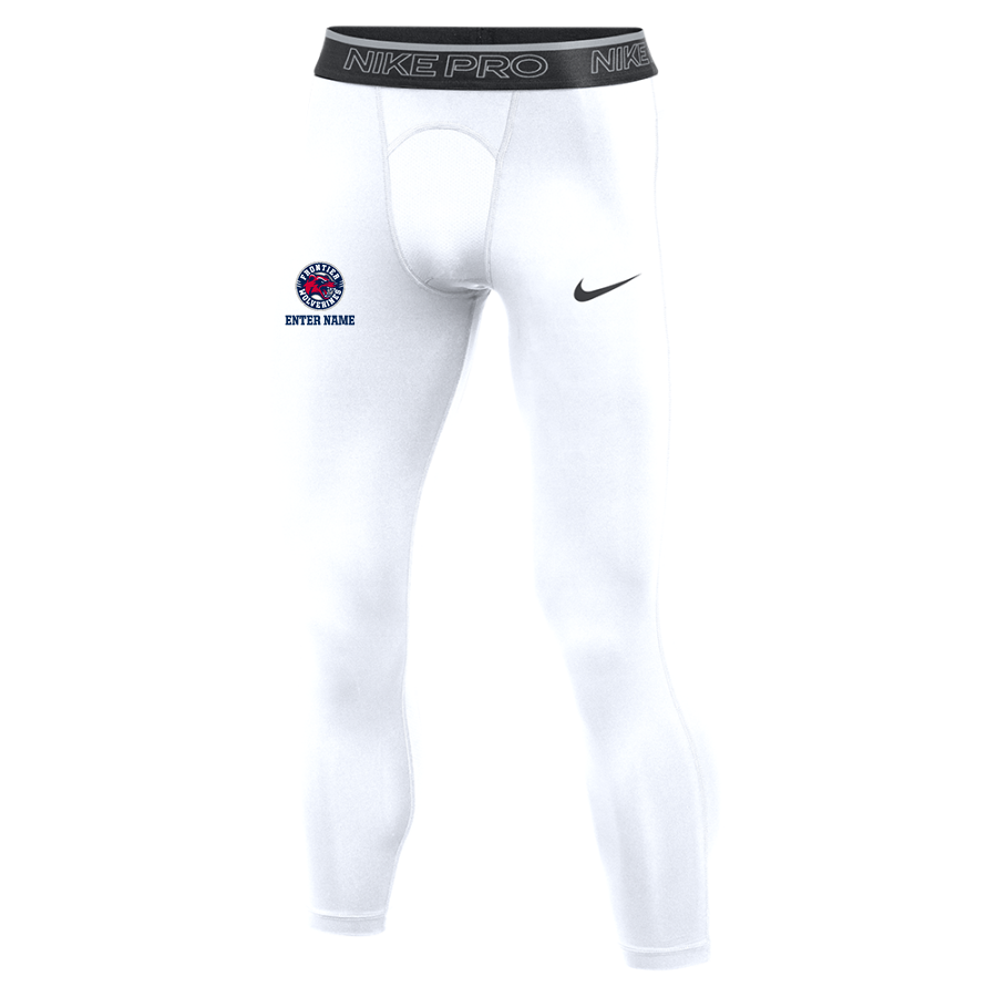 Frontier Academy Wolverines <span class="pdp-name-mascot">Frontier Academy Wolverines</span> Nike Men's Pro 3/4 Length Tight