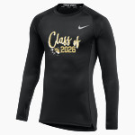IRVING HIGH SCHOOL TIGERS <span class="pdp-name-mascot">IRVING TIGERS</span> Nike Men's Pro Long Sleeve Compression Top Front Thumbnail