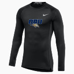 Oral Roberts Golden Eagles <span class="pdp-name-mascot">Oral Roberts Golden Eagles</span> Nike Men's Pro Long Sleeve Compression Top Front Thumbnail