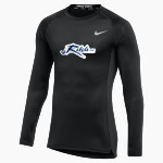 PATRICK HENRY HIGH SCHOOL REBELS <span class="pdp-name-mascot">PATRICK HENRY REBELS</span> Nike Men's Pro Long Sleeve Compression Top Front Thumbnail