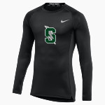 Summit High School Storm <span class="pdp-name-mascot">Summit High School Storm</span> Nike Men's Pro Long Sleeve Compression Top Front Thumbnail