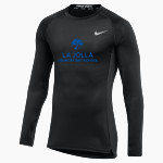 LA JOLLA COUNTRY DAY SCHOOL <span class="pdp-name-mascot">LA JOLLA TORREYS</span> Nike Men's Pro Long Sleeve Compression Top Front Thumbnail