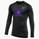 Holy Cross Crusaders Nike Men's Pro Long Sleeve Compression Top Front Thumbnail