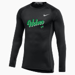 MOORCROFT HIGH SCHOOL WOLVES <span class="pdp-name-mascot">MOORCROFT WOLVES</span> Nike Men's Pro Long Sleeve Compression Top Front Thumbnail