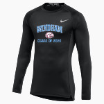 WINDHAM HIGH SCHOOL EAGLES <span class="pdp-name-mascot">WINDHAM EAGLES</span> Nike Men's Pro Long Sleeve Compression Top Front Thumbnail