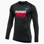 Mission University Mission University Nike Men's Pro Long Sleeve Compression Top Front Thumbnail