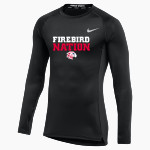 Firebirds Fastpitch The Official Online Store Nike Men's Pro Long Sleeve Compression Top Front Thumbnail