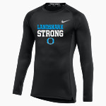 Oceanside Collegiate Academy Landsharks <span class="pdp-name-mascot">Oceanside Collegiate Academy Landsharks</span> Nike Men's Pro Long Sleeve Compression Top Front Thumbnail