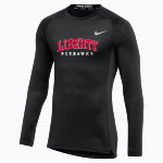 LIBERTY HIGH SCHOOL REDHAWKS <span class="pdp-name-mascot">LIBERTY REDHAWKS</span> Nike Men's Pro Long Sleeve Compression Top Front Thumbnail