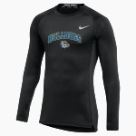 Drummond Bulldogs Nike Men's Pro Long Sleeve Compression Top Front Thumbnail
