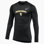 St. FRANCIS HIGH SCHOOL GOLDEN KNIGHTS <span class="pdp-name-mascot">SAINT FRANCIS GOLDEN KNIGHTS</span> Nike Men's Pro Long Sleeve Compression Top Front Thumbnail