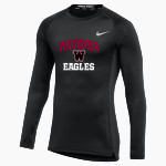 WATONGA HIGH SCHOOL EAGLES Nike Men's Pro Long Sleeve Compression Top Front Thumbnail