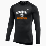 Michiana Scrappers Nike Men's Pro Long Sleeve Compression Top Front Thumbnail