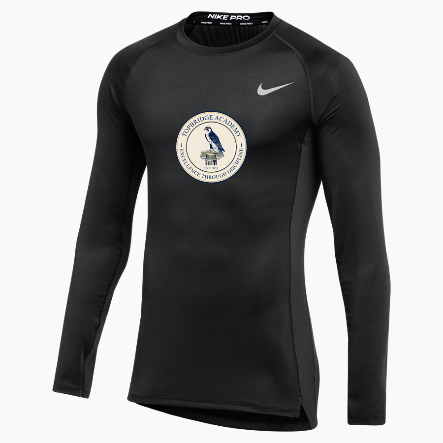 TopBridge Academy Falcons <span class="pdp-name-mascot">TopBridge Academy Falcons</span> Nike Men's Pro Long Sleeve Compression Top