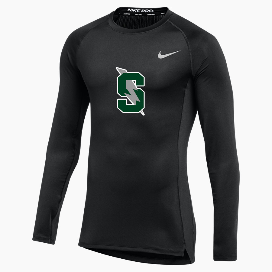 Summit High School Storm <span class="pdp-name-mascot">Summit High School Storm</span> Nike Men's Pro Long Sleeve Compression Top